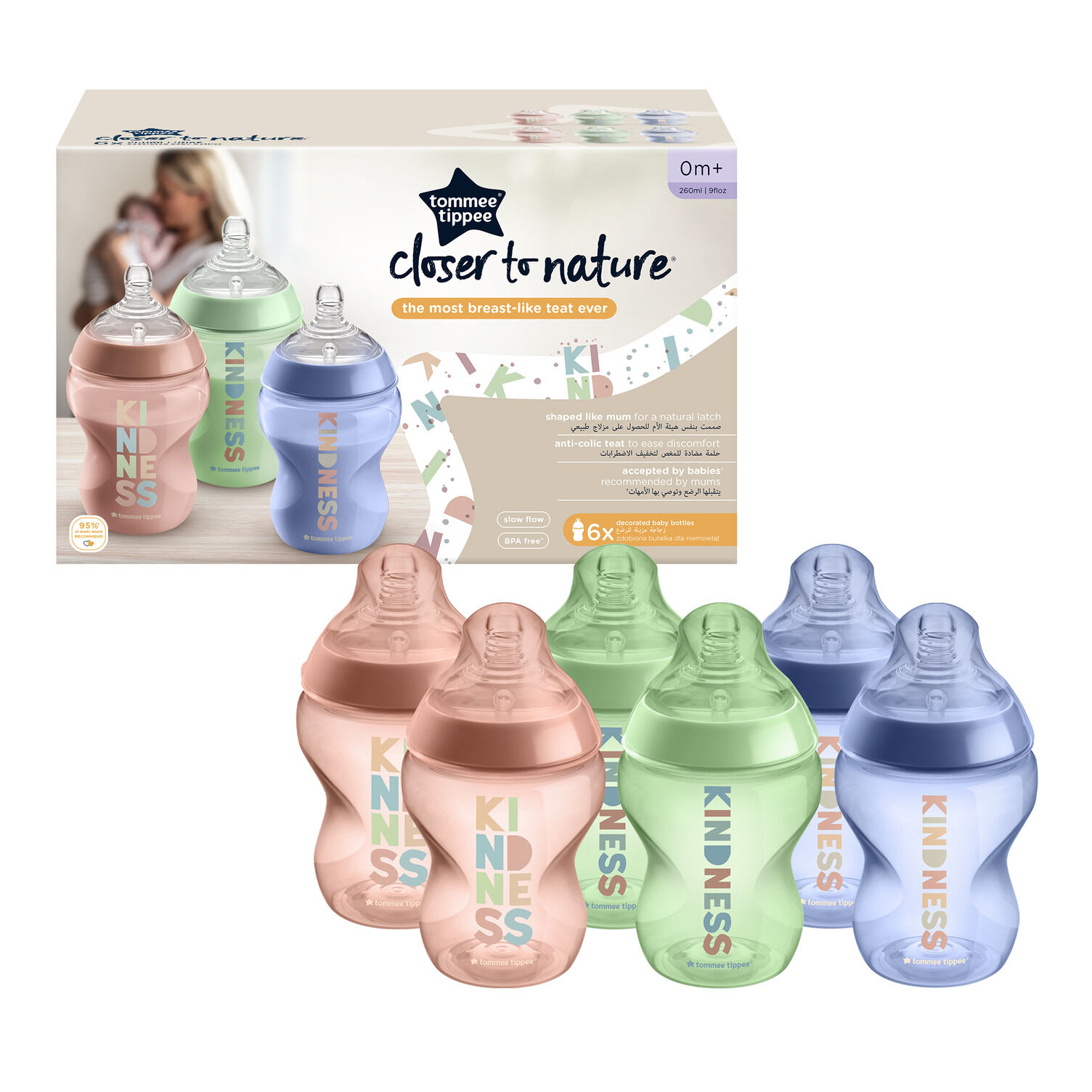 Tommee tippee closer to nature hot sale ultimate breast and bottle set